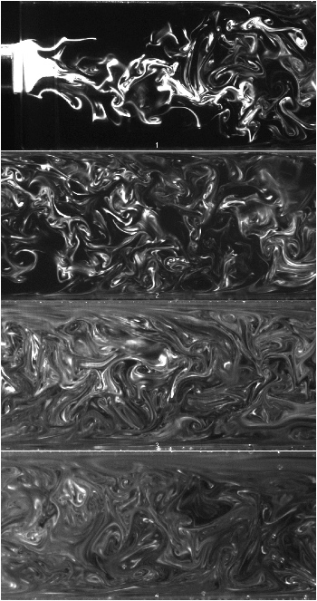 Mixing of a dye discharging from a jet in a square duct Mixing jet